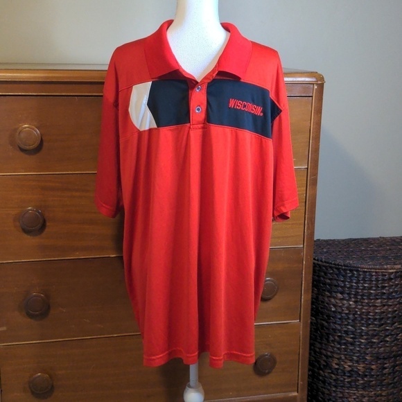 Pro Edge Other - University of Wisconsin Polo Sz 2XL